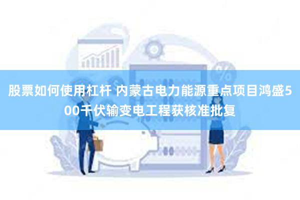   股票如何使用杠杆 内蒙古电力能源重点项目鸿盛500千伏输变电工程获核准批复